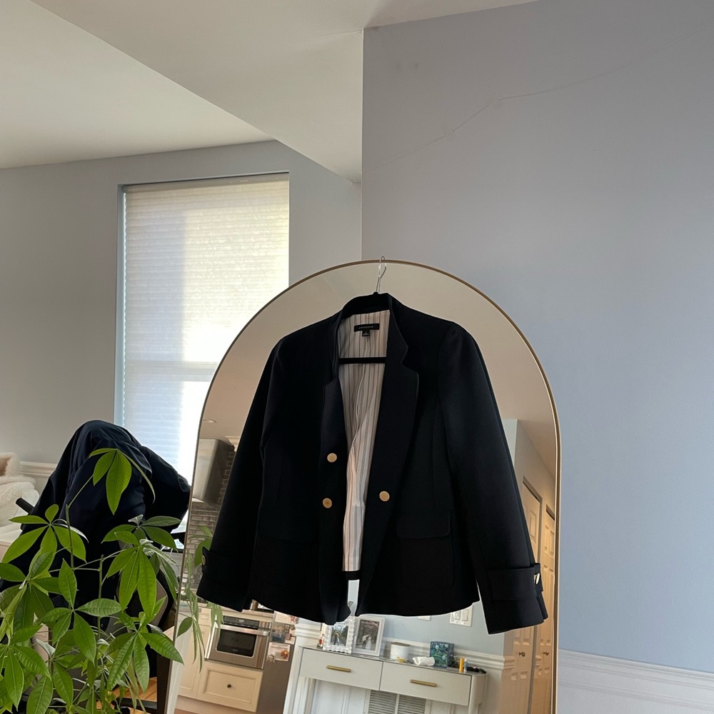 Ann Taylor Navy Blue Blazer